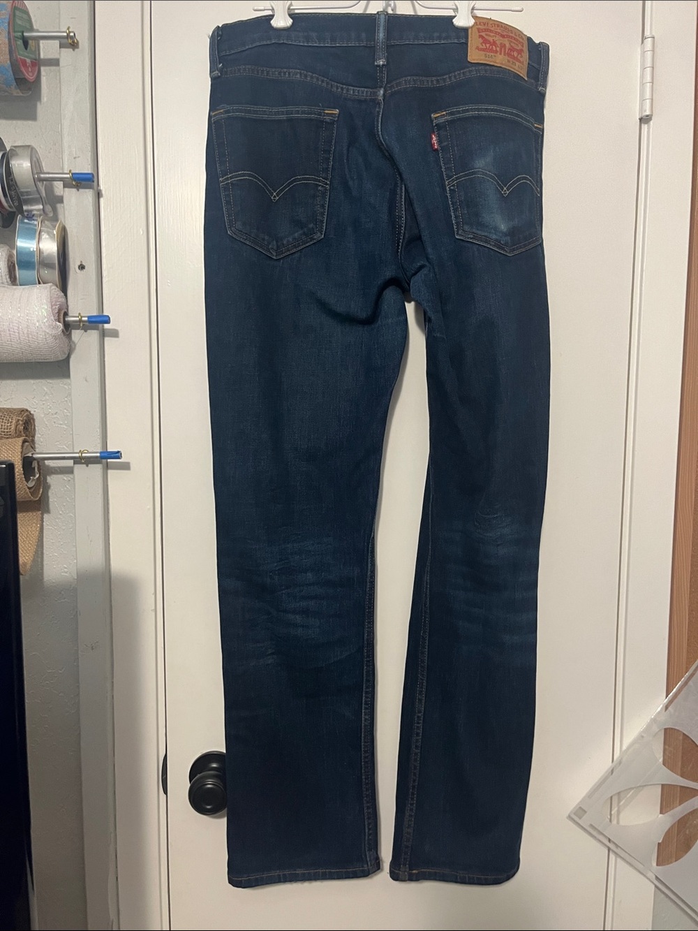 Levi's Dark Indigo Men's Straight Jeans